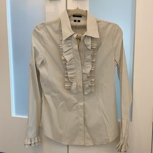 Theory Ruffle Blouse